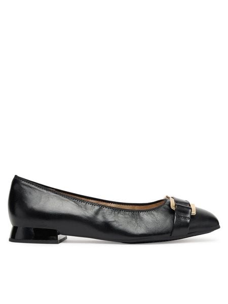 Caprice Baleriny 9-22101-45 Czarny. Czarne baleriny Caprice, bez wzorów, ze skóry, bez obcasa. Za 206.99 zł.