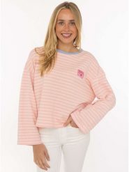 Zwillingsherz Koszulka "Perfectly Imperfect" w kolorze jasnoróżowym rozmiar: onesize. Różowe bluzki Zwillingsherz, bez wzorów, bez kołnierzyka, bez ramiączek. Za 134.95 zł.