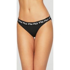 Fila - Figi kąpielowe. Czarne figi Fila, xs, bez wzorów, z elastanu. W wyprzedaży za 79.90 zł.