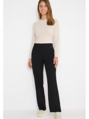 Cecil Spodnie w kolorze czarnym rozmiar: M/L32. Czarne spodnie materiałowe Cecil, na co dzień, l, bez wzorów, z materiału, z podwyższonym stanem. Za 171.68 zł.