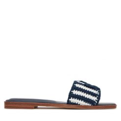 Klapki Aldo. Niebieskie klapki Aldo, bez wzorów, bez obcasa. Za 259.99 zł.