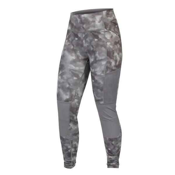 Damskie legginsy Endura SingleTrack. Szare legginsy ENDURA, s, bez wzorów, z materiału, długie. Za 289.99 zł.