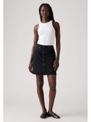 Levi's Spódnica dżinsowa w kolorze czarnym rozmiar: W27. Czarne spódnice Levi's®, na co dzień, s, z aplikacjami, klasyczne, mini, proste. Za 127.65 zł.