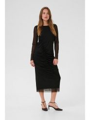 CULTURE Sukienka w kolorze czarnym rozmiar: S. Czarne sukienki Culture, s, bez wzorów, bez kołnierzyka, bez ramiączek, midi. Za 130.99 zł.