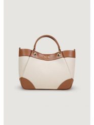 Armani Exchange Torebka SHOPPING BAG Beżowy. Brązowe listonoszki Armani Exchange, bez wzorów, bez dodatków. Za 759.99 zł.