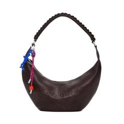 Torebka Desigual. Brązowe torebki klasyczne Desigual, bez wzorów, bez dodatków. Za 329.99 zł.