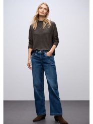 Street One Sweter w kolorze brązowym rozmiar: 40. Brązowe swetry Street One, s, bez wzorów, z wiskozy, bez ramiączek. Za 113.63 zł.