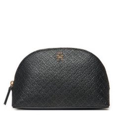 Kosmetyczka Tommy Hilfiger. Czarne kufry i kosmetyczki TOMMY HILFIGER, bez wzorów, bez dodatków. Za 159.99 zł.