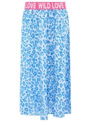 Zwillingsherz Spódnica w kolorze różowo-niebieskim rozmiar: L/XL. Niebieskie spódnice Zwillingsherz, l, bez wzorów, z wiskozy, midi. Za 127.35 zł.