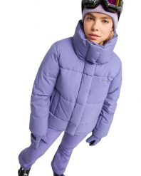 Kurtka śniegowa techniczna dla Kobiety SNOW WINTER REBEL 10K Fioletowy. Fioletowe kurtki narciarskie Roxy, xs, bez wzorów, z materiału, bez kaptura, narciarskie. Za 849.99 zł.