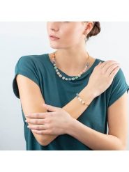 COEUR DE LION Naszyjnik z elementami ozdobnymi - dł. 44 cm rozmiar: onesize. Czerwone naszyjniki COEUR DE LION, z kryształem, ze stali. Za 448.99 zł.