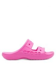 Crocs Klapki BAYA SANDAL 207627-6QQ Różowy. Czerwone klapki Crocs, bez wzorów, z tworzywa sztucznego, bez obcasa. Za 129.99 zł.