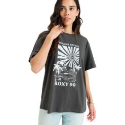 Luźna koszulka dla Kobiety HANGLOOSE THE SKY Czarny. Czarne koszulki sportowe Roxy, bez wzorów, z bawełny, bez ramiączek. Za 109.99 zł.