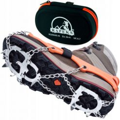Raczki na buty Rapeks Icetrak. Brązowe trekkingi RAPEKS, trekkingowe. Za 154.90 zł.