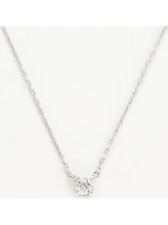 DIAMANTA Złoty naszyjnik "Solitaire" z diamentem - dł. 42 cm rozmiar: onesize. Białe naszyjniki DIAMANTA, z diamentem, złote. Za 1,032.28 zł.