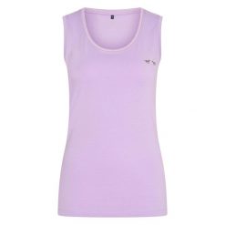 Damski tank top HV Polo Classic. Fioletowe koszulki polo HV POLO, bez wzorów, bez kołnierzyka, bez ramiączek. Za 191.00 zł.