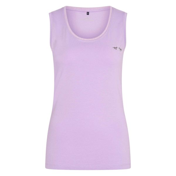 Damski tank top HV Polo Classic. Fioletowe koszulki polo HV POLO, bez wzorów, bez kołnierzyka, bez ramiączek. Za 191.00 zł.
