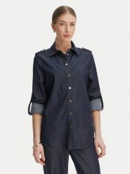 Marciano Guess Koszula jeansowa G6GH29 D1082 Granatowy Regular Fit. Niebieskie koszule Marciano Guess, z aplikacjami, z jeansu, bez kołnierzyka, bez ramiączek. Za 779.99 zł.