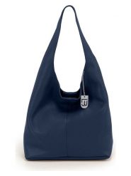 Lucca Baldi Skórzana torebka "Tarquinia" w kolorze granatowym - 32 x 32 x 16 cm rozmiar: onesize. Niebieskie torby na ramię Lucca Baldi, bez wzorów, z materiału, na ramię, bez dodatków. Za 295.99 zł.