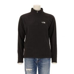 Damska czarna bluza polarowa TNF. Czarne bluzy The North Face, l, bez wzorów, z polaru, bez kaptura. Za 170.36 zł.