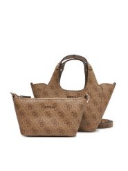 Guess Torebka HWSG73 34750 Brązowy. Brązowe torebki klasyczne Guess, z aplikacjami, ze skóry, bez dodatków. Za 539.99 zł.
