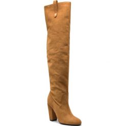 Muszkieterki PATRIZIA PEPE - 2V8276/A4M9-B638 Natural Beige. Brązowe kozaki Patrizia Pepe, ze skóry, bez obcasa, bez zapięcia. W wyprzedaży za 1,139.00 zł.