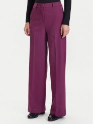 United Colors Of Benetton Spodnie materiałowe 4L4HDF07F 7D3 Fioletowy Regular Fit. Fioletowe spodnie materiałowe United Colors of Benetton, l, bez wzorów, z materiału. Za 329.99 zł.