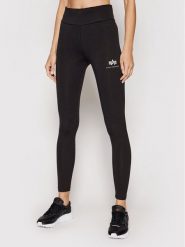 Alpha Industries Legginsy Basic 116053 Czarny Slim Fit. Czarne legginsy Alpha Industries, xs, bez wzorów, z bawełny. Za 129.99 zł.
