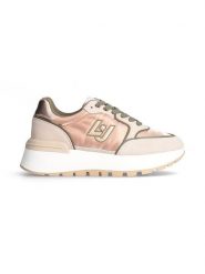 Liu Jo Skórzane sneakersy w kolorze jasnoróżowo-pomarańczowo-złotym rozmiar: 38. Pomarańczowe trampki Liu Jo, bez wzorów, z materiału, bez zapięcia. Za 330.20 zł.
