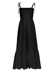 Sublevel Sukienka w kolorze czarnym rozmiar: M/L. Czarne sukienki Sublevel, l, bez wzorów, z bawełny, bez kołnierzyka, bez ramiączek, maxi. Za 198.10 zł.