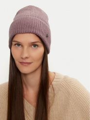 Calvin Klein Czapka Chunky K60K612873 Fioletowy. Fioletowe czapki Calvin Klein, bez wzorów, z materiału. Za 239.99 zł.