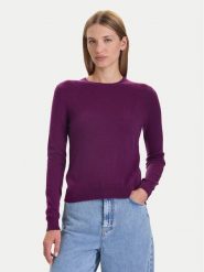 United Colors Of Benetton Sweter 1002D1K01 Fioletowy Regular Fit. Fioletowe swetry United Colors of Benetton, xl, bez wzorów, z wełny, bez ramiączek. Za 249.99 zł.