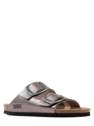 Sunbay Klapki "Calen" w kolorze jasnoróżowym rozmiar: 36. Różowe klapki Sunbay, bez wzorów, z otwartym noskiem, bez obcasa. Za 139.95 zł.