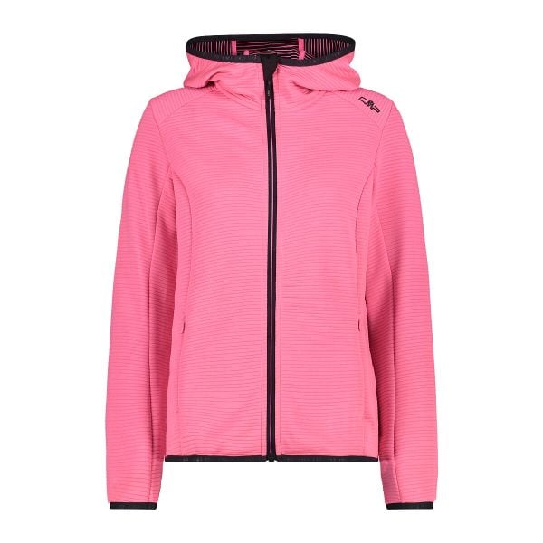 Bluza damska z kapturem CMP. Czerwone bluzy CMP, xl, bez wzorów, z polaru, z kapturem. Za 209.99 zł.