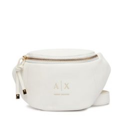 Nerka Armani Exchange. Białe torebki klasyczne Armani Exchange, bez wzorów, bez dodatków. Za 439.99 zł.