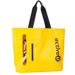 Torba turystyczna wodoodporna Activeu BBAG. Żółte torby na ramię ACTIVEU, bez wzorów, z materiału, na ramię, duże, bez dodatków. Za 94.00 zł.