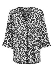 Sublevel Bluzka w kolorze czarno-białym rozmiar: XL. Czarne bluzki Sublevel, xl, bez wzorów, z wiskozy, bez kołnierzyka, bez ramiączek. Za 82.99 zł.