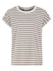 Sublevel Koszulka w kolorze jasnobrązowym rozmiar: L. Brązowe bluzki Sublevel, l, bez wzorów, z bawełny, bez kołnierzyka, bez ramiączek. Za 69.99 zł.