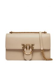 Pinko Torebka Love One Classic Dc AI 24-25 PLTT 100941 A0F1 Beżowy. Brązowe torebki klasyczne Pinko, bez wzorów, ze skóry, bez dodatków. Za 1,349.00 zł.