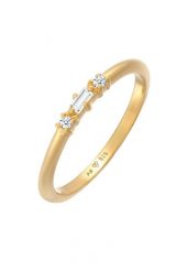 Elli DIAMONDS Damski pierścionek zaręczynowy prostokątny filigranowy z kamieniem szlachetnym topazem i diamentem (0,03 ct.) w srebrze 925 Sterling Sil. Białe pierścionki Elli DIAMONDS, z diamentem, srebrne. Za 348.99 zł.