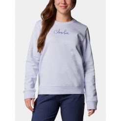 Bluza damska Columbia Beaumount Graphic Crew. Niebieskie bluzy Columbia, l, bez wzorów, bez kaptura. Za 279.00 zł.