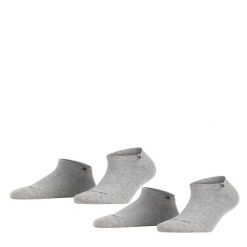 Krótkie skarpetki damskie Burlington Everyday (x2). Czarne skarpety Falke, bez wzorów, z bawełny. Za 119.50 zł.