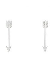 Maison héritage PARIS Złote kolczyki-wkrętki z diamentami rozmiar: onesize. Szare kolczyki Maison héritage PARIS, z diamentem, złote. Za 1,261.99 zł.