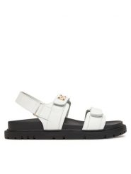 MEXX Sandały EO-MX/020C-HY Biały. Białe sandały Mexx, bez wzorów, ze skóry, bez obcasa, na płaskiej podeszwie, bez zapięcia. Za 279.99 zł.