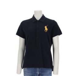 Second life - Polo Ralph Lauren damskie z krótkim rękawem - Stan bardzo dobry. Czarne koszulki polo RALPH LAUREN, l, bez wzorów, bez kołnierzyka, bez ramiączek. Za 127.76 zł.