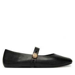 Baleriny Tory Burch. Czarne baleriny Tory Burch, bez wzorów, bez obcasa. Za 1,369.00 zł.