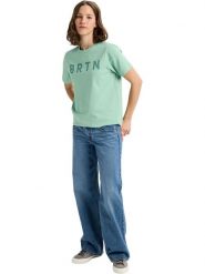 Burton Koszulka "BRTN" w kolorze zielonym rozmiar: L. Zielone bluzki Burton, l, bez wzorów, z bawełny, bez kołnierzyka, bez ramiączek. Za 86.95 zł.