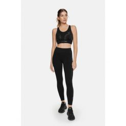 Legginsy fitness damskie Misty Cardiobunny z wysokim stanem. Czarne bielizna sportowa Cardio Bunny, s, bez wzorów, z podwyższonym stanem. Za 49.99 zł.