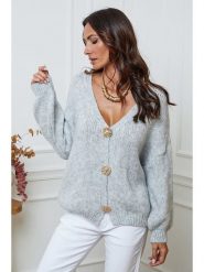 So Cachemire Kardigan "Believe" w kolorze szarym rozmiar: XL. Szare kardigany So Cachemire, xl, bez wzorów, z kaszmiru. Za 166.10 zł.