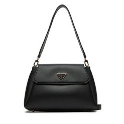 Torebka Guess. Czarne listonoszki Guess, z aplikacjami, bez dodatków. Za 379.99 zł.
